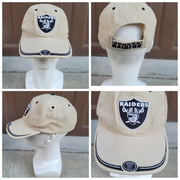 Vtg 90s Twins Enterprise Oakland Raiders Hat - Picture 1 of 8